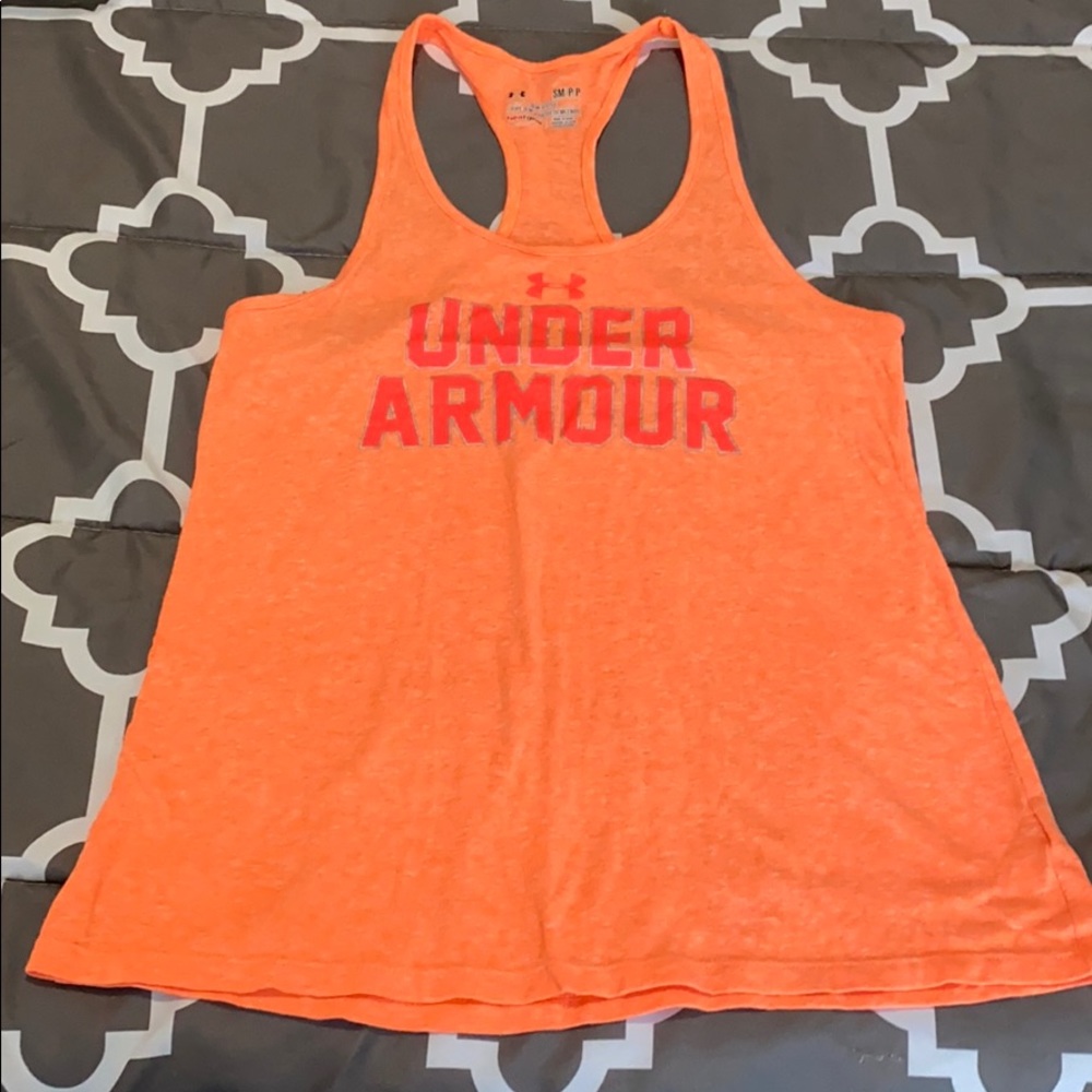 Under armour women’s orange active tank